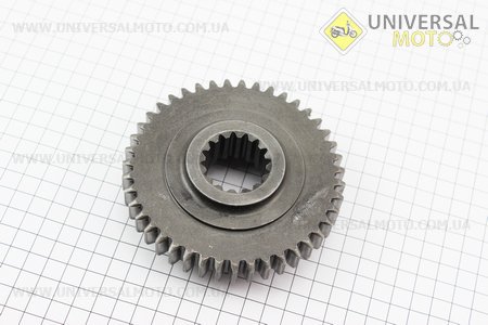 Шестерня повышеной/пониженой передачи КПП Z=16/43/20 Jinma 200/204/240/244 (160.37.103-1). Китай (Минитрактор Jinma / UM6201-V60)