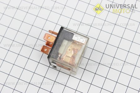 Реле світла 12V 40A Jinma 240/244. Китай (Запчастини на мінітрактор Jinma / UM6201-V78)