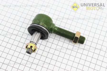 Наконечник рульової, ліве різьблення, М16, М12, конус 14-16мм (приводний міст) Jinma 200/204/240/244 (184.31.024). Китай (Запчастини на мінітрактор Jinma / UM6201-V79)