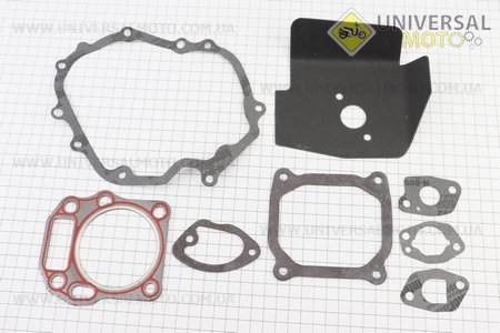 Прокладки двигуна 1P65F-65мм, комплект 8 деталей. Китай (Запчастини до двигуна D1P65F / UM6210-V01)