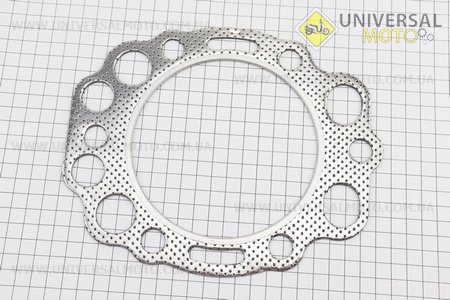 Прокладка головки циліндра, D-125мм. Китай (Запчастини до двигунів КМ130 и КМ138 / UM6230-V17)