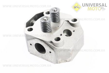 Головка циліндру R195NM в зборі Тип №2. Китай (Запчастини на мотоблок з двигуном 190 и 195N / UM6240-V65)