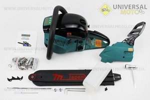 Бензопила Makita 52см3 (2,9кВт, шина 18"), с подкачкой, плавный пуск. Крышка стар. и тор. - метал.. Китай (Бензопила / UM2012-V31)