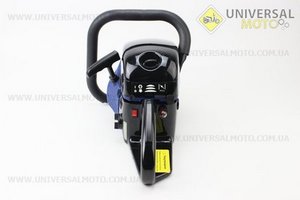 Бензопила BLIZZARD 45cc (2,9кВт шина 18") с подкачкой, с уровенем в баке. Крышка стар. и тор. - метал. Цепь-72зв., квад. зуб, отличное качество.