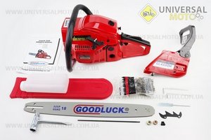 Бензопила GoodLuck GL4500M 45cc (2кВт. Шина 18 ", ланцюг 325-1,5-72зв. круглий зуб). GoodLuck (Різне до бензопил / UM2015-V28)