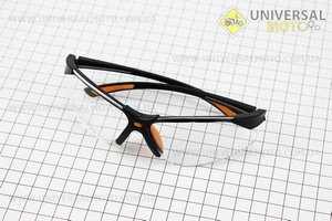 Окуляри захисні F-3054A, матеріал лінзи - полікарбонат PC. Китай (Екіпіровка / UM2016-V52)