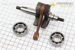 Коленвал 1E40F-1E44F + подшипники. TATA (Триммер / UM2020-V03)