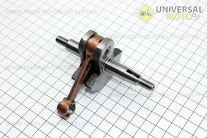 Колінвал 1E36F шатун - жовтий. Китай (Запчастини для триммера / UM2020-V06)