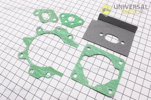 Прокладки двигуна 1E36F, комплект 5 деталей, (на блістері). GoodLuck (Запчастини для триммера / UM2021-V31)