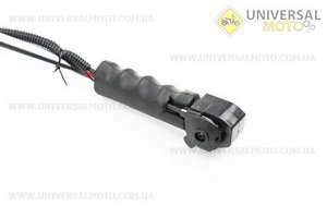 Ручка газу + трос (курок "важель", з трубою, цільна). Китай (Запчастини для триммера / UM2021-V58)