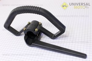 Руль мотокосы пластик с креплением (2 детали)