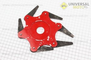 Ніж сегментний 6т (різні кольори). Китай (Запчастини для триммера / UM2022-V83)