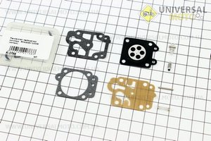 Ремонтний комплект карбюратора 1E40F-1E44F, 8 деталей. Китай (Запчастини для триммера / UM2022-V94)