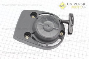 Стартер в зборі 3 отвори 61,0х90,0мм "Дріт - 1зацеп" HONDA GX35 (CG438) - 4Т. Китай (Запчастини для триммера / UM2023-V06)