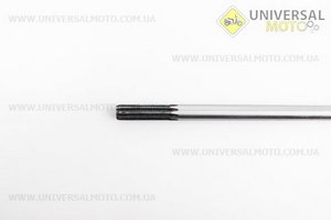 Вал приводной (шток, штанга) диаметром 8мм 9 шлицов длинной 760мм в сборе с трубой диаметром 26мм длинной 750мм. Китай (Триммер / UM2024-V86)