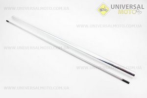 Вал приводной (шток, штанга) диаметром 8мм 9 шлицов длинной 760мм в сборе с трубой диаметром 26мм длинной 750мм. Китай (Триммер / UM2024-V86)