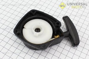 Стартер в зборі 4 отвори 50,0х50,0мм "Метелик - 2 зацепи". Китай (Запчастини для триммера / UM2024-V96)