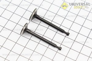 Клапан впускной, выпускной комплект 2 штуки HONDA GX35 (CG438) - 4Т. Китай (Триммер / UM2025-V34)