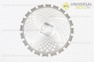 Ніж ріжучий 40Тх255мм побідитові зуби, двосторонній. Китай (Запчастини для триммера / UM2025-V75)