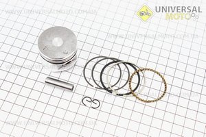 Поршень, кільця, палець комплект 39мм (палець 8мм) 139F - 4T. Китай (Запчастини для триммера / UM2026-V27)