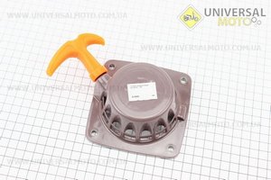 Стартер в зборі 4 отвори 84,5х84,5мм "Дріт - 2 зацепи" 139F - 4T Тип №1. Китай (Запчастини для триммера / UM2026-V37)