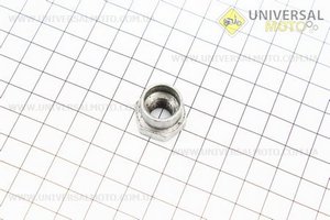 Гайка М10х1,00 (левая резьба) в шпульку, под редуктор Stihl. Китай (Триммер / UM2026-V38)