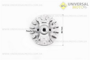 Ротор магнето 1E32F + котушка запалювання комплект. Китай (Запчастини для триммера / UM2026-V52)