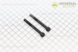 Болт крепления глушителя M6x55, к-кт 2шт, (с разборки)