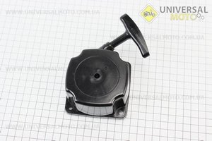 Стартер в сборе 4 отверстия 66,5х66,5мм "Плавный пуск - 4зацепа", диаметром зацепа=39мм Тип №3. Китай (Триммер / UM2026-V66)