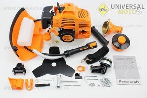 Триммер (мотокоса) Power Craft BK5940n - 4,0кВт (леска + нож 3Т). Китай (Триммер / UM2026-V77)