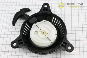 Стартер в зборі 3 отвори 137х137мм "Проволка - 2 зацепи". Китай (Запчастини для триммера / UM2027-V02)