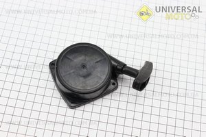 Стартер в сборе 4отв. 55,0х55,0мм "Проволока - 1зацеп". Китай (Триммер / UM2027-V53)