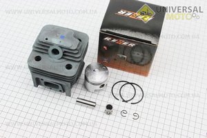 Циліндро поршневий комплект (ЦПГ) 40мм (палець 10мм) "чорний". REZER (Запчастини для триммера / UM2027-V71)