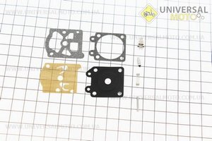 Ремонтный, комплект карбюратора ОLEO MAC SPARTA 37/38/42/44, 8 деталей. Китай (Триммер / UM2028-V19)