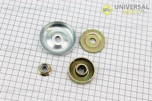 Ремонтний комплект нижніх редуктору (гайка, шайба, фланці), комплект 4шт. Китай (Запчастини для триммера / UM2028-V33)