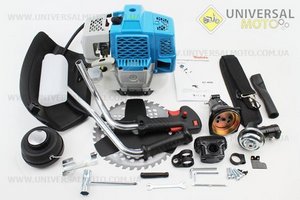 Тример (мотокоса) Makita GT4800 - 4.8кВт (шпуля "металічеcкій ніс" + ніж 3Т-1шт, 40Тпобедіт-1шт, труба Ø28мм). Китай (Запчастини для триммера / UM2028-V36)
