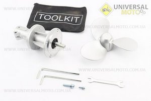 Човновий гвинт, 9 шліців, під трубу Ø28мм. Китай (Запчастини для триммера / UM2029-V82)