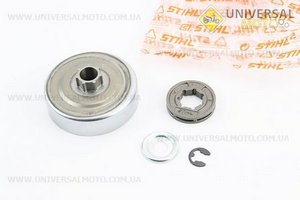 Тарілка зчеплення + зірка 3 / 8-7 MS-170/171/180/181 / 190T / 191T / 210/211/230/250 оригінал (11230071030). STIHL (Запчастини до бензопили STIHL / UM2033-V80)