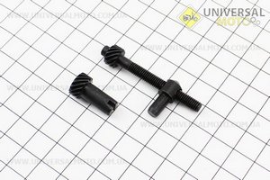 Натяжитель цепи боковой (червячный) комплект 2400/2500. Китай (Бензопилы GoodLuck / UM2052-V73)