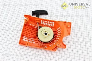 Стартер в сборе, 4зацепа, 4500/5200 Тип №1. ТАТА (Бензопила GoodLuck / UM2053-V87)