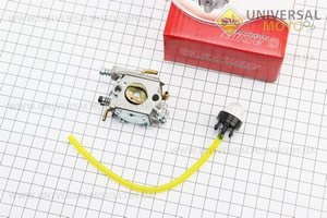 Карбюратор 4500/5200 з підкачкою + підкачка палива "бульбашка" + шланг. AKME (Запчастини до бензопили GoodLuck / UM2056-V08)