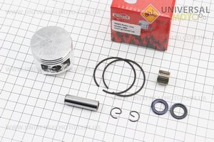 Поршневий комплект (поршень, кільця, палець) 5800 45,2мм (палець 11мм) + підшипник + шайби. WINZOR (Запчастини до бензопили GoodLuck / UM2057-V00)