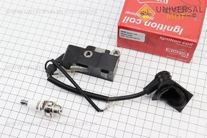 Котушка запалювання з надсвічніком 4500/5200/5800 + свічка, "PRO SERIA". WINZOR (Запчастини до бензопили GoodLuck / UM2057-V01)