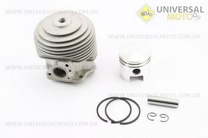 Циліндро поршневий комплект (ЦПГ) УРАЛ 55мм (палець 14мм). Китай (Запчастини до радянських бензопил / UM2070-V25)