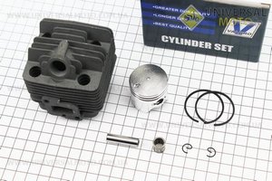 Циліндро поршневий комплект (ЦПГ) 34мм (палець 8мм)"чорний". VALBRO (Запчастини для триммера / UM2130-V84)