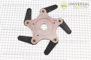 Ніж сегментний 5Т з зубами. Китай (Запчастини для триммера / UM2131-V06)