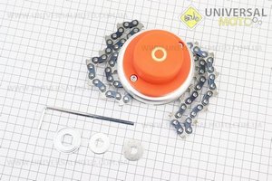 Волосінь в зборі (котушка), ПАВУК з цепю, під гайку Тип №8 (різні кольори). Китай (Запчастини для триммера / UM2131-V14)