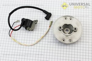 Ротор магнето 139F - 4T + котушка запалювання комплект. Китай (Запчастини для триммера / UM2131-V48)