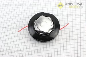 Шпуля (бабина, котушка), САМОНАМОТУЮЧА, металевий ніс "Гексагон". Китай (Запчастини для триммера / UM2131-V66)