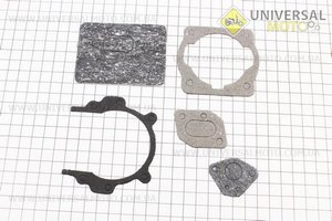 Прокладки двигуна 1E40F-1E44F, комплект 5 деталей. Украина (Запчастини для триммера / UM2131-V90)